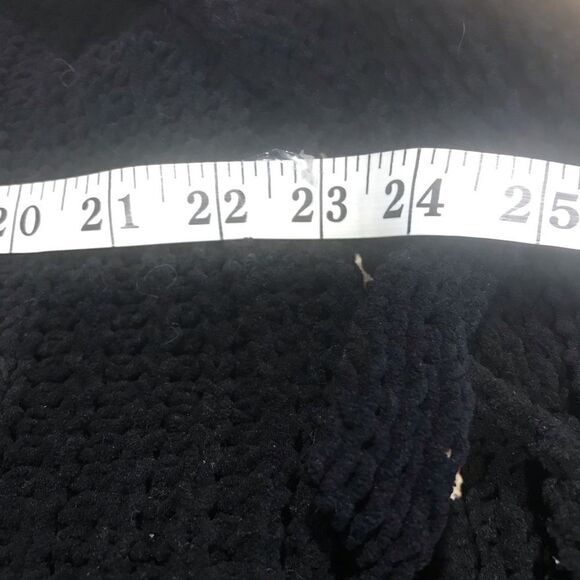Candies Black Crewneck Pull On Sweater Small - Picture 12 of 13